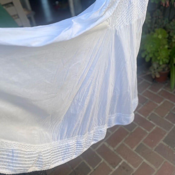 Vasna | White Pearls Boho Dress | Size Large - Picture 6 of 16